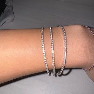 Elegant Silver Costume Bracelet